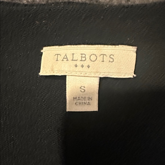 Talbots Black Ruffle Blouse - Picture 2 of 2